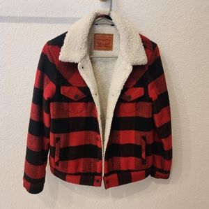 Levis Premium Womens Sherpa Trucket Jacket